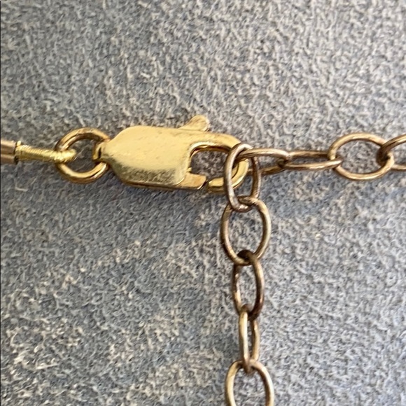 Clear & Gold Beaded Necklace - Picture 6 of 8